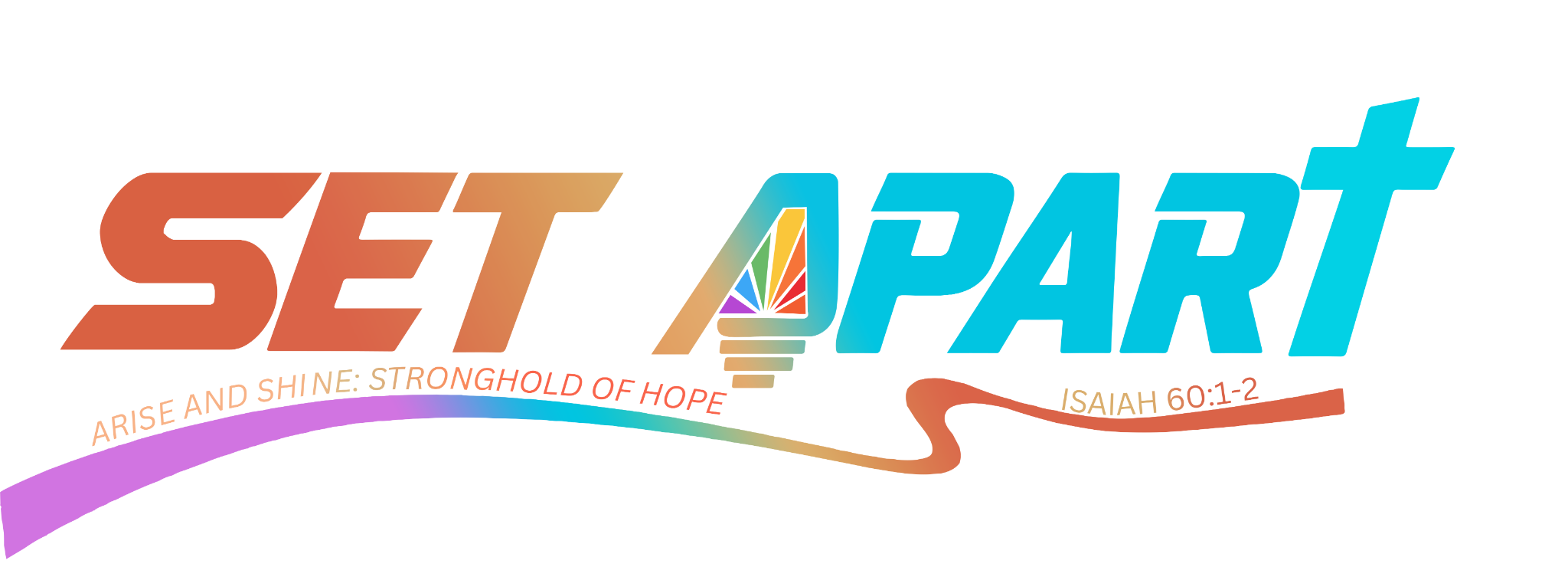 SET APART SET APART movement Night Worship Run logo