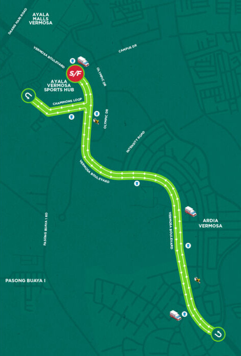 5K proposed SET APART route study at Vermosa